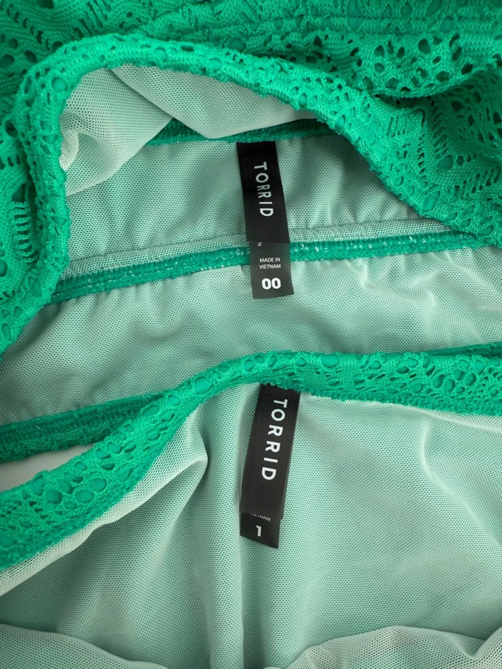 New TORRID High-Rise Crochet Swim Bottom size 00/1 - Picture 6 of 8